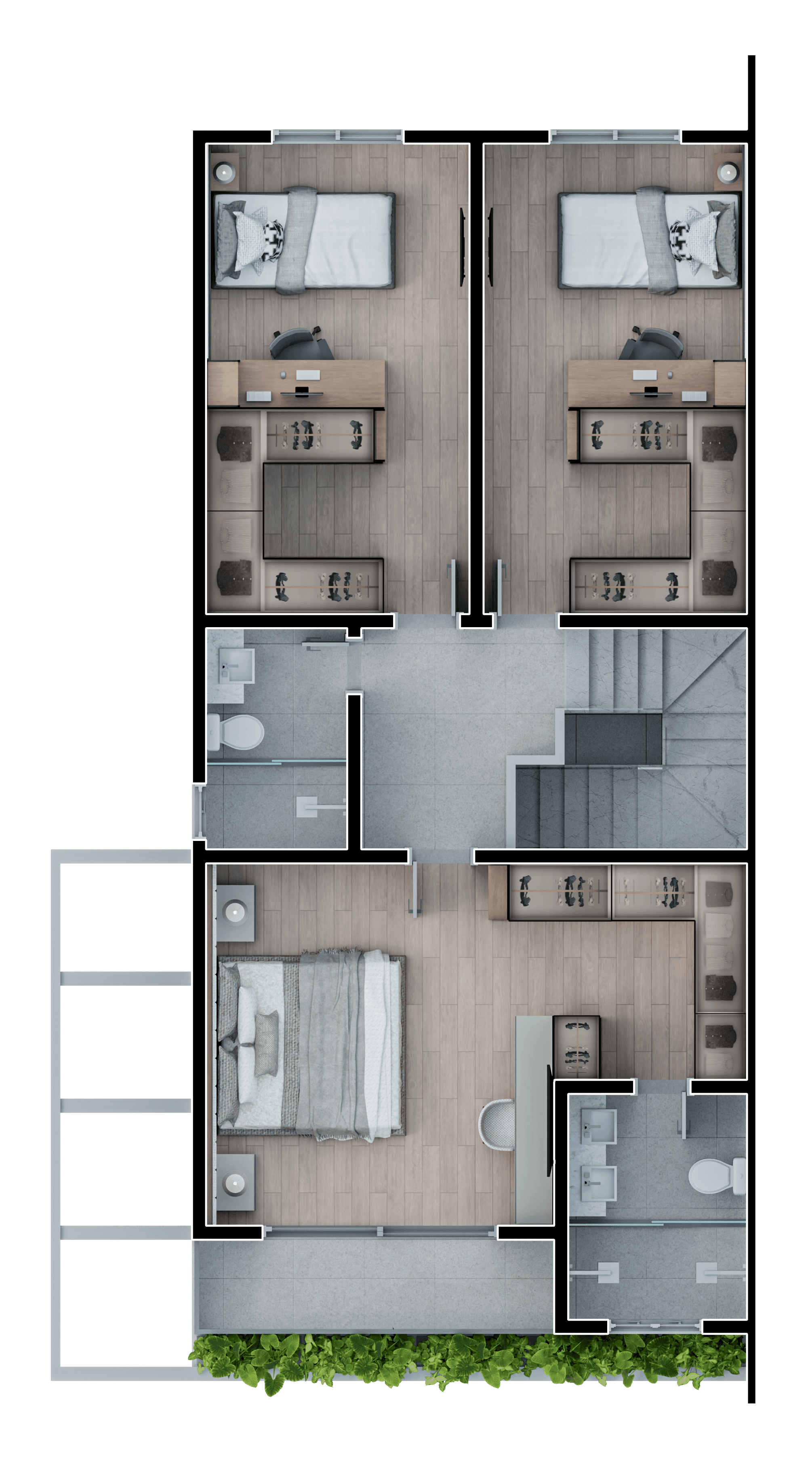Planta — Pavimento superior